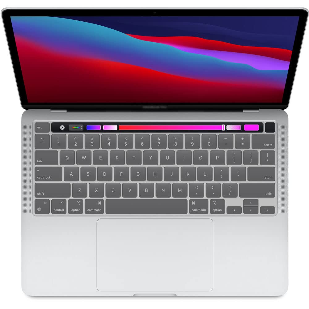 MiNGFi Silicone Keyboard Cover for MacBook Pro 16" M1 (2019+) Model A2141 MacBook Pro 13" (2020+) Model A2338 A2289 A2251 US keyboard layout - Transparent