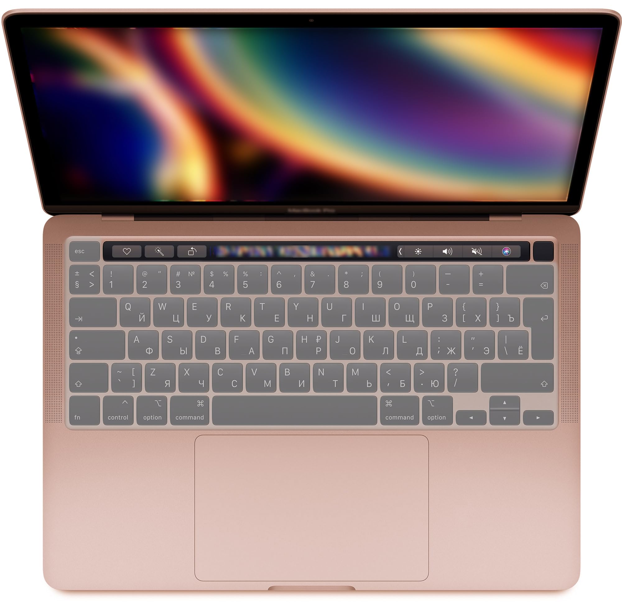 MiNGFi TPU Tastatur Schutz Abdeckung für MacBook Pro 16" M1 (2019+) Modell A2141 MacBook Pro 13" (2020+) Modell A2338 A2289 A2251 EU/ISO Tastaturlayout - Transparent